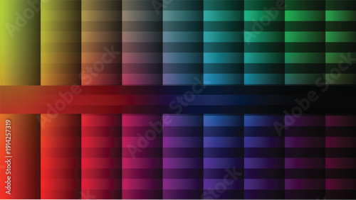 Vibrant light effect background with colorful gradient and shimmering patterns