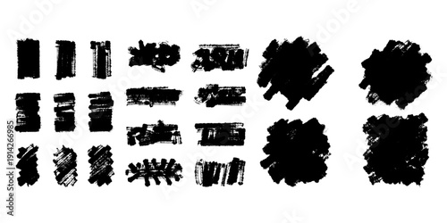 Brush abstract collection of paintbrushes, grunge paint. Brush stroke, ink brush, brush, line, frame, box, grungy.