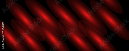 Dark abstract background with glowing red light streaks and smooth gradient motion. modern trendy design