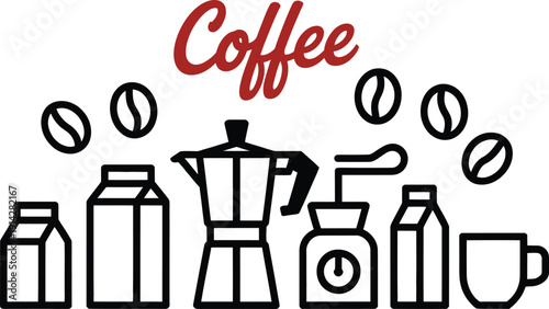 Coffee and coffee making supplies