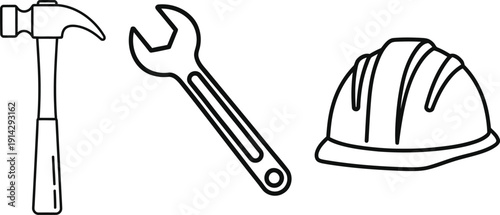 Construction tools and safety equipment