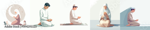 Person praying during Ramadan