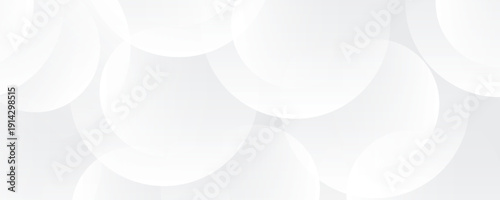 white background with abstract curve shape and swirl line decoration