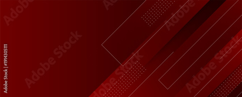 Modern abstract design featuring geometric shapes and lines in red tones, .eps