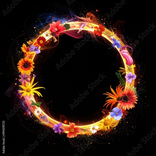 Floral circle