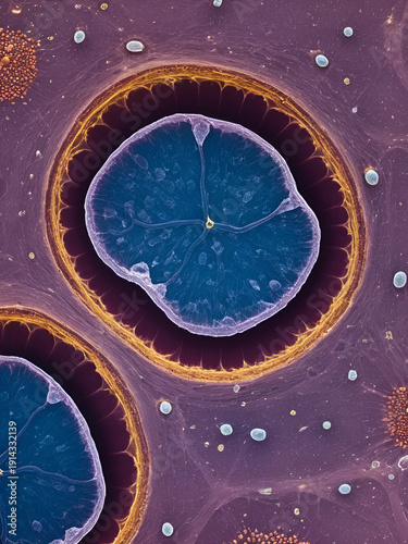 Coccidia in liver, photomicrograph showing intracellular parasitic protozoa causing hepatic coccidiosis with inflammation and hepatocellular damage.