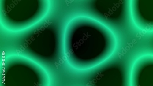 Dynamic neon green cellular pattern loop background Futuristic organic flow ideal VJ Loop or concept background
