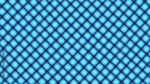 Seamless glowing blue diamond geometric grid texture animation Abstract digital background VJ Loop concept