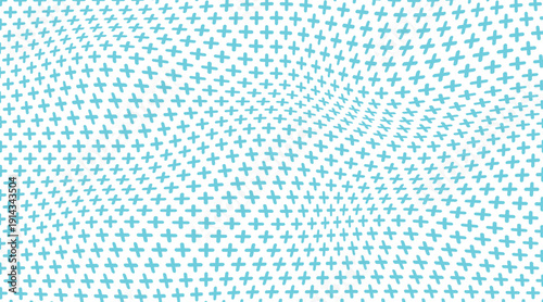 Dotted waves background. Abstract blue halfton wavy dotted pattern on deep blue gradient  background. For digital designs, banners and wallpapers.
