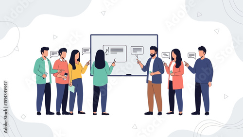 Team Collaboration Meeting Brainstorming Session