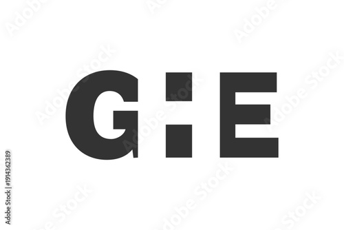 GHE logo design. Initial letter G H E bold font style for tech startups, consulting, corporate branding. Creative company name, headlines typography identity, trendy logotype.