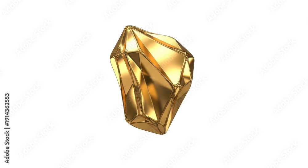 Fototapeta premium Golden Crystal Formation