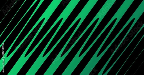 Green animated lines background, flowing motion background loop