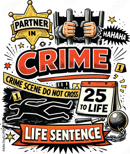 Foto Partner in Crime Life Sentence 25 Design
