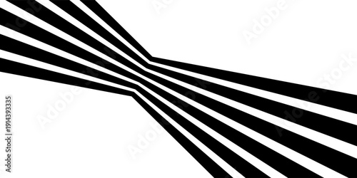 Abstract perspective line wave stripes with 3d dimensional effect.
