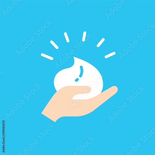 泡クリームのアイコン