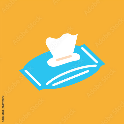 ウェットティッシュのアイコン