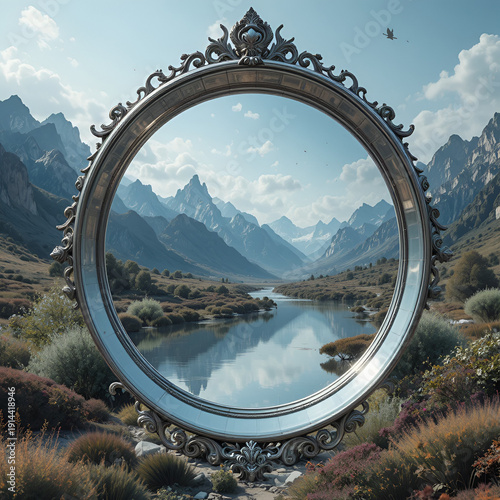 A mirror that shows the future