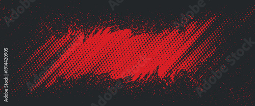 Background, contrast red and black color abstract template for business design. Technology style. You can use it for advertising, sports posters, templates, business presentations. Vector illustration