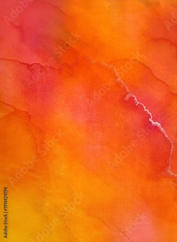 Colorful Abstract Acrylic Painting with Expressive Brush Strokes. Contemporary Art 