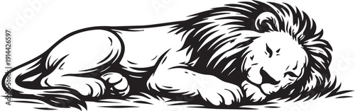 Moose Elk wildlife scene running dynamic detailed linocut illustration for logo packaging label use