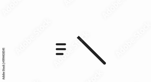 Equals and Not Equal Mathematical Symbols.