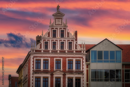 Wallpaper Mural Photos from the center of Lüneburg, a small town in northern Germany. Torontodigital.ca