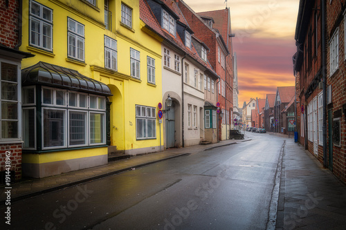 Wallpaper Mural Photos from the center of Lüneburg, a small town in northern Germany. Torontodigital.ca