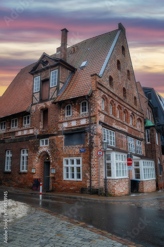 Wallpaper Mural Photos from the center of Lüneburg, a small town in northern Germany. Torontodigital.ca