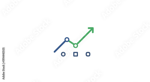 Green Arrow Graph Chart Increase.