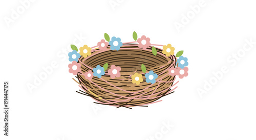 Birds Nest with Eggs.