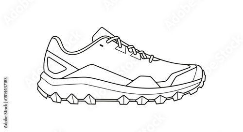 Black and White Sneaker.