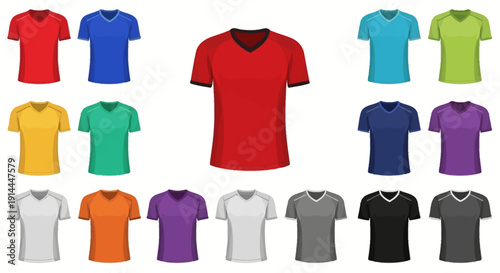 Colorful T Shirts Collection.