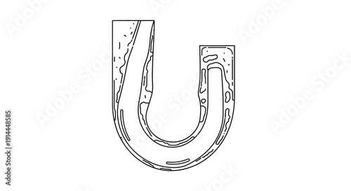 U shaped pipe fitting.