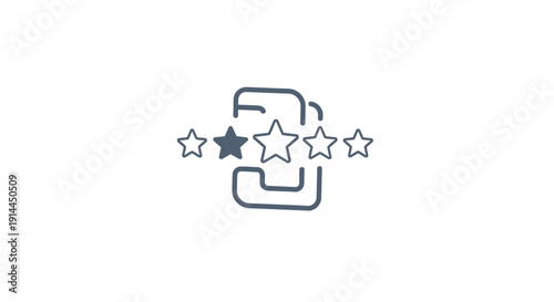 Rating System with Stars and Symbol.