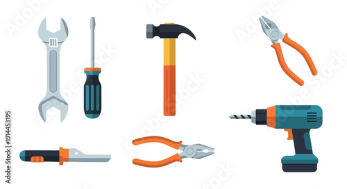 Assorted Hand Tools Display.