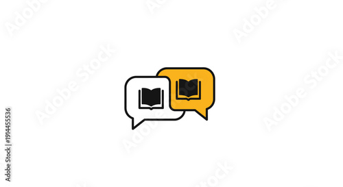 Speech Bubbles with Letters Inside.