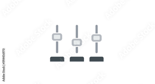 Three Microphones on Stands Isolated.