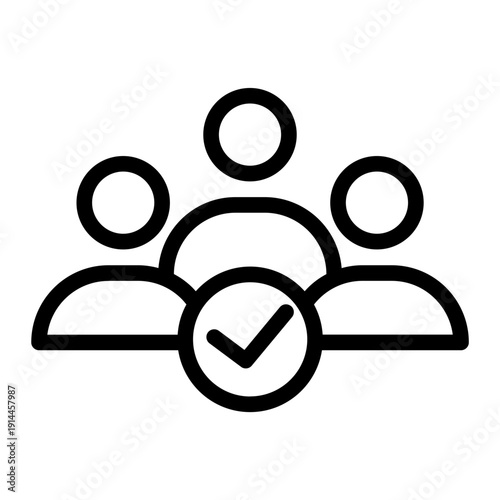 Target Audience Selection Line Icon