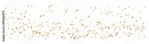 Grated cheese of cookies, crunchy texture, chocolate crack. Isolated spray pattern and crispy cookies, sprinkle particles stain. Cake pieces, coffee granule sand, flakes of chocolate snack explosion