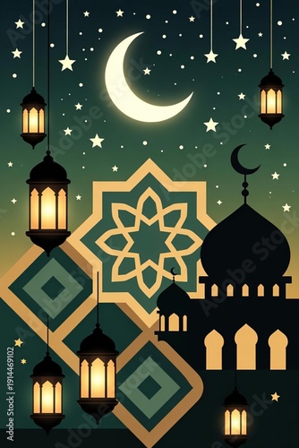 Ramadan Kareem Islamic Background