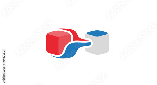 Connected puzzle pieces fit together.