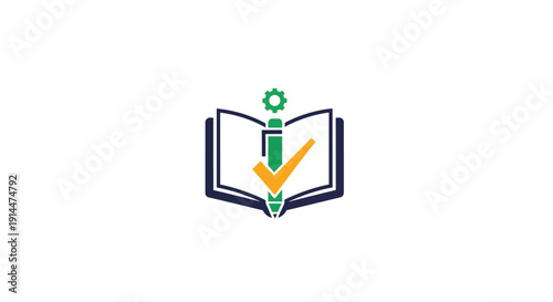 Education Learning Book Icon Design.