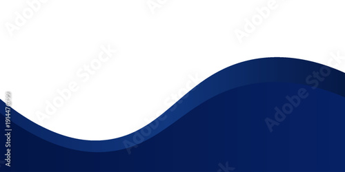 Abstract modern blue wavy header business banner horizontal background. vector illustration.vector eps 10