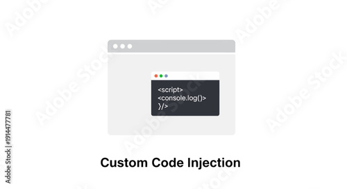 Custom Code Injection Browser Window Display.