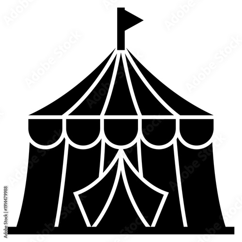 circus tent icon