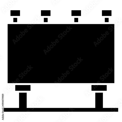 blank advertising billboard