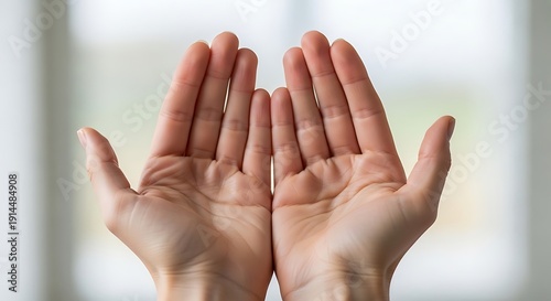 Open Palms Upward in a Gesture of Receiving or Supplication