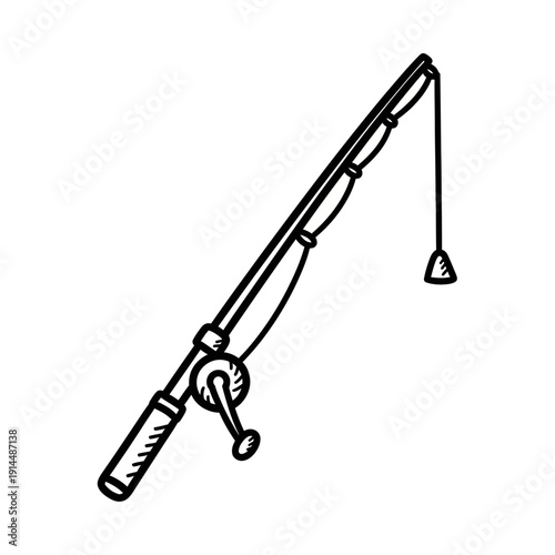 Fishing Rod and Line Equipment for Recreational Fishing Activities