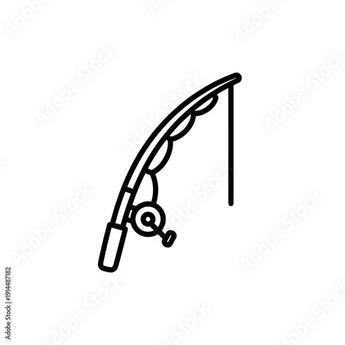 Fishing Rod with Reel for Outdoor Angling and Recreational Sport